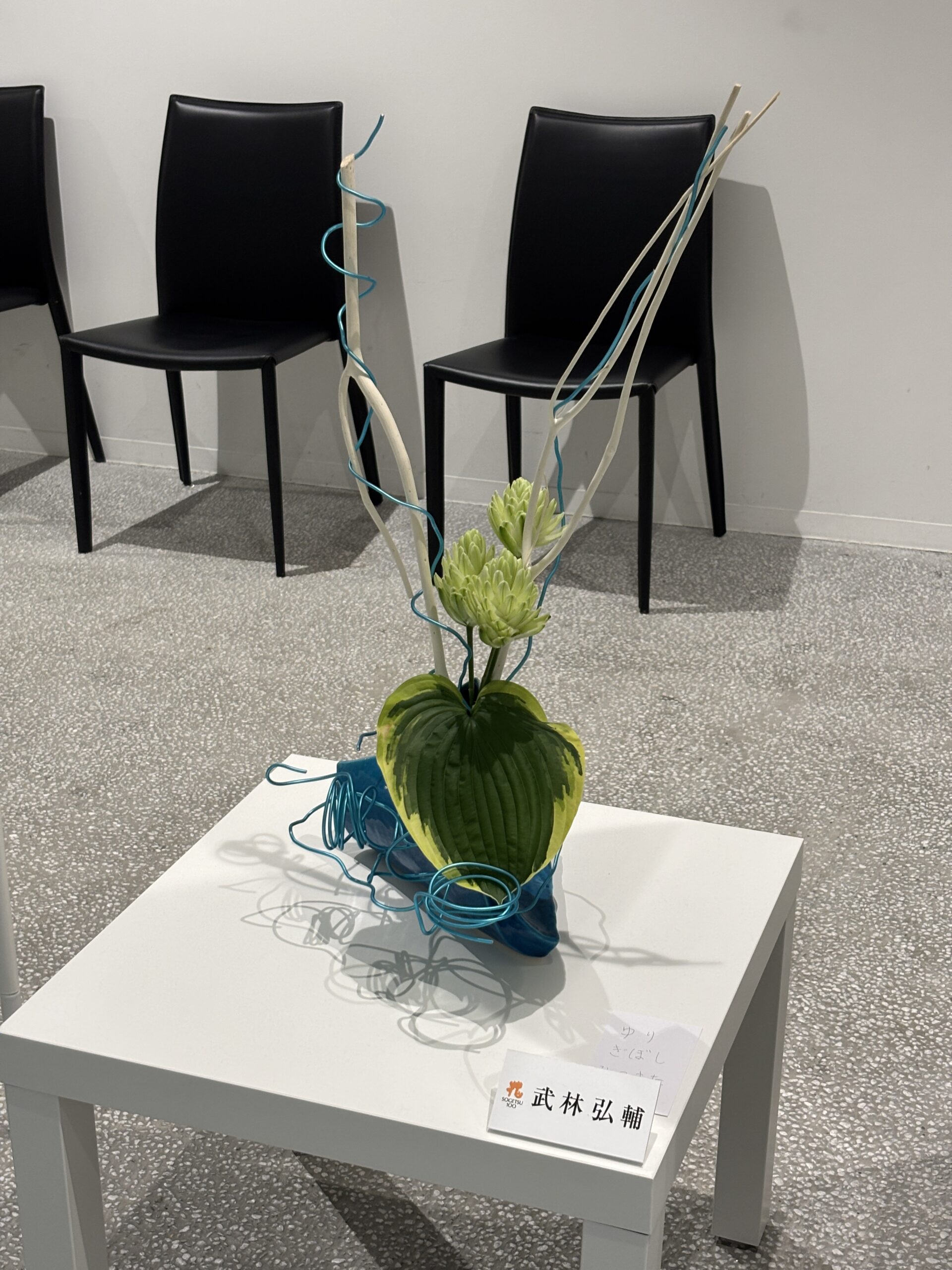 初めての花展に参加しました